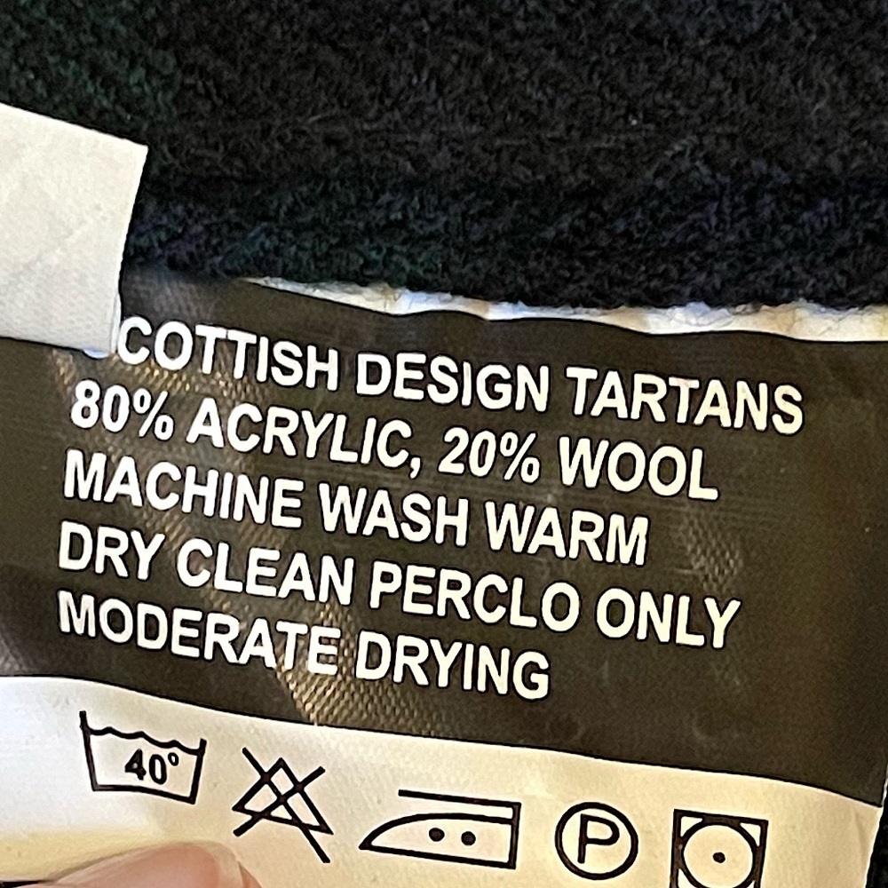 Kids Scottish Design Clan Black Watch Tartan Kilt Hook & Loop Closure Sz 3-4 - Picture 5 of 10